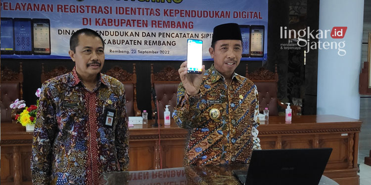 Pemkab Rembang Launching Layanan Registrasi Identitas Kependudukan Digital