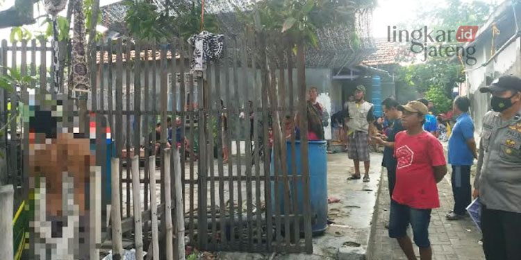Seorang Kakek Ditemukan Tewas Gantung Diri di Pohon Mangga Tanjungsari Rembang