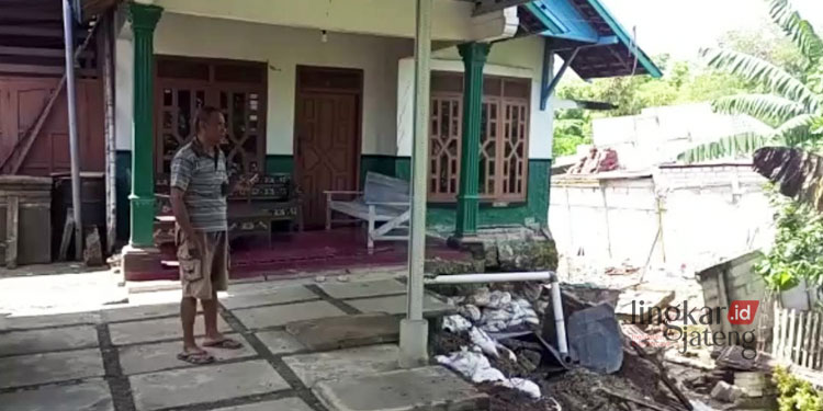 10 Rumah Rusak Dampak Tanah Bergerak di Rembang Meluas