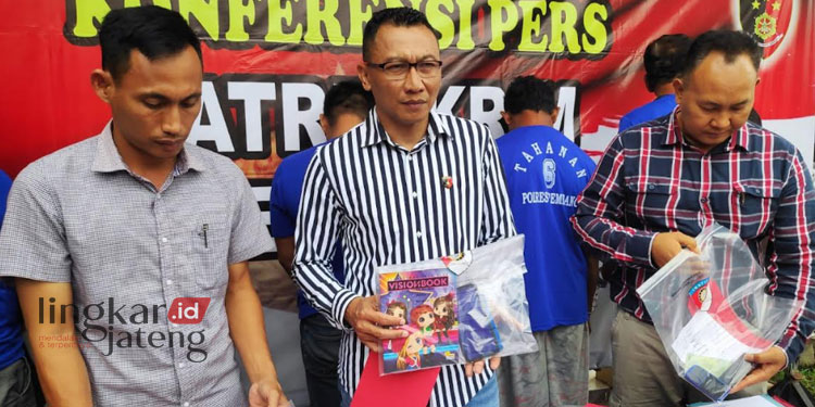 Terciduk Main Judi Togel di Warung Kopi 5 Pelaku Diamankan Polres Rembang