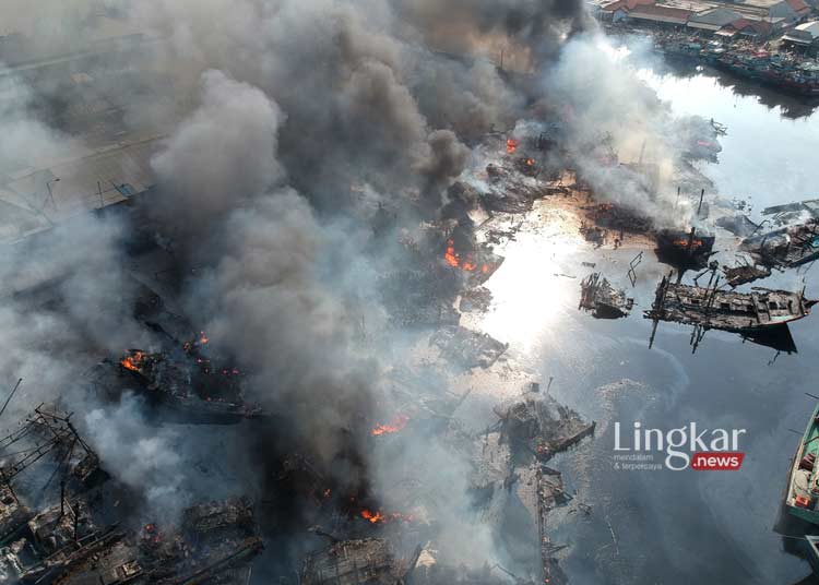 Kerugian Kebakaran Kapal di Kota Tegal Ditaksir Capai Rp 150 Miliar