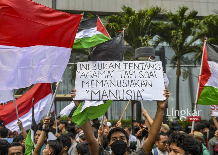 Massa Aksi Solidaritas Palestina Sampaikan 5 Tuntutan ke Perwakilan PBB Jakarta