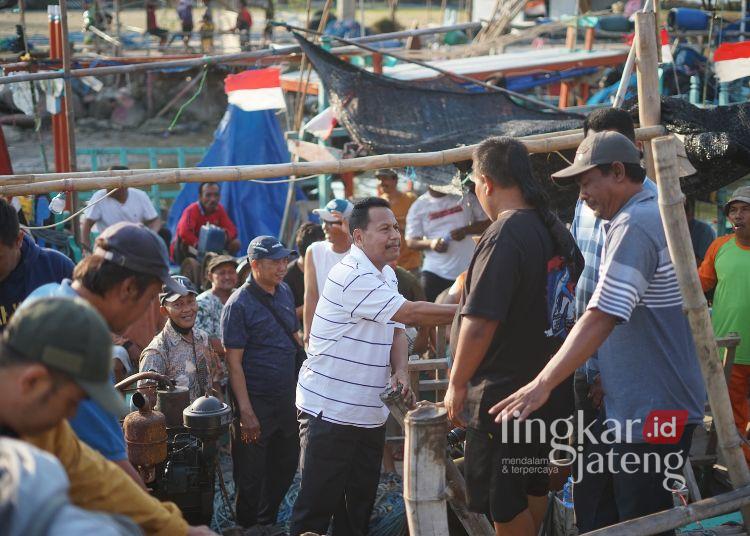 Sambangi Kampung Nelayan Harno Ingin Wujudkan Rembang Sejahtera